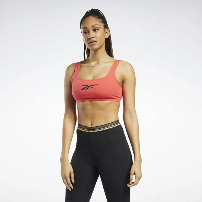 Sports Bras Womens Reebok Classics Logo Bra Cherry