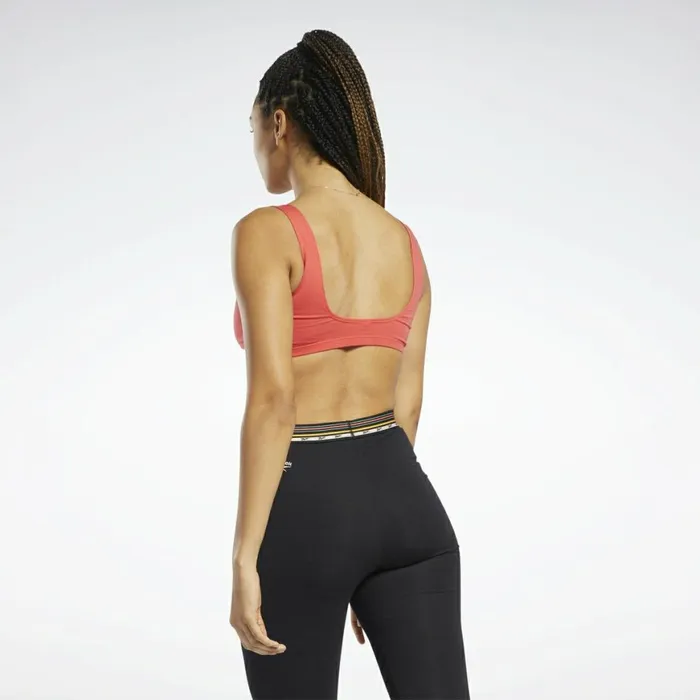 Sports Bras Womens Reebok Classics Logo Bra Cherry