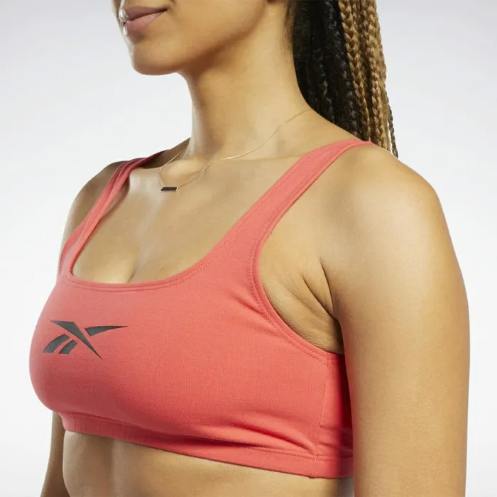 Sports Bras Womens Reebok Classics Logo Bra Cherry