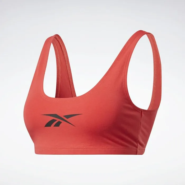Sports Bras Womens Reebok Classics Logo Bra Cherry