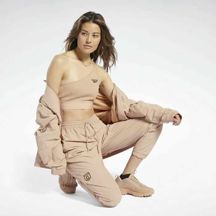 Sports Bras Womens Reebok Gigi Hadid LightImpact Bra Field Tan