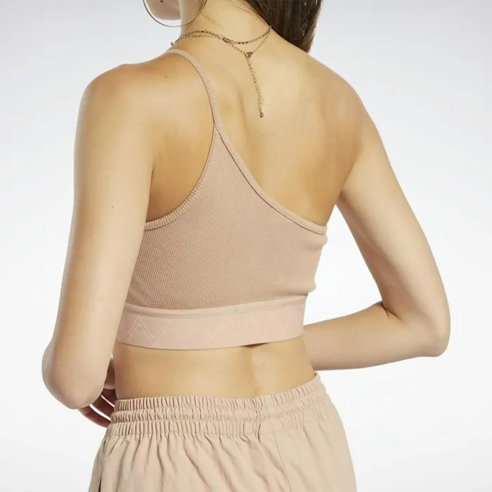 Sports Bras Womens Reebok Gigi Hadid LightImpact Bra Field Tan