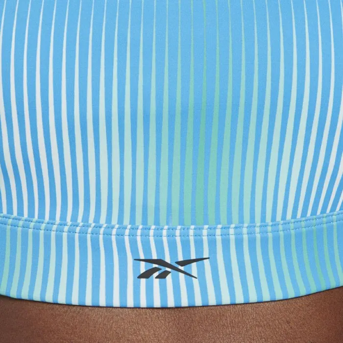 Sports Bras Womens Reebok Hero MediumImpact Racer Bra Horizon Blue