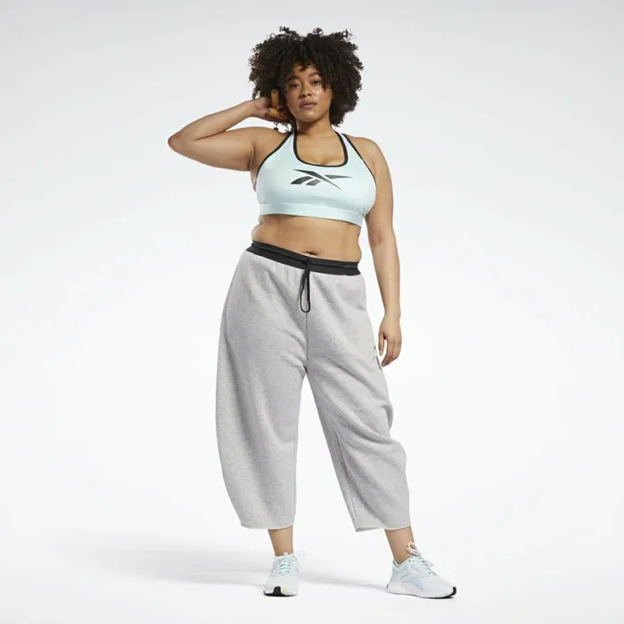 Sports Bras Womens Reebok Lux Racer MediumImpact Sports Bra Plus Size Digital Glow