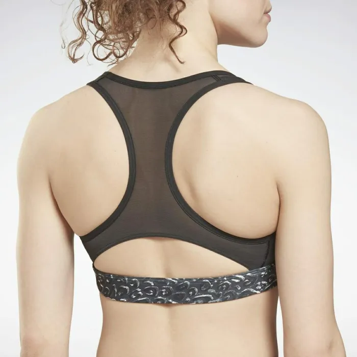 Sports Bras Womens Reebok Lux Racer Padded Sports Bra Black