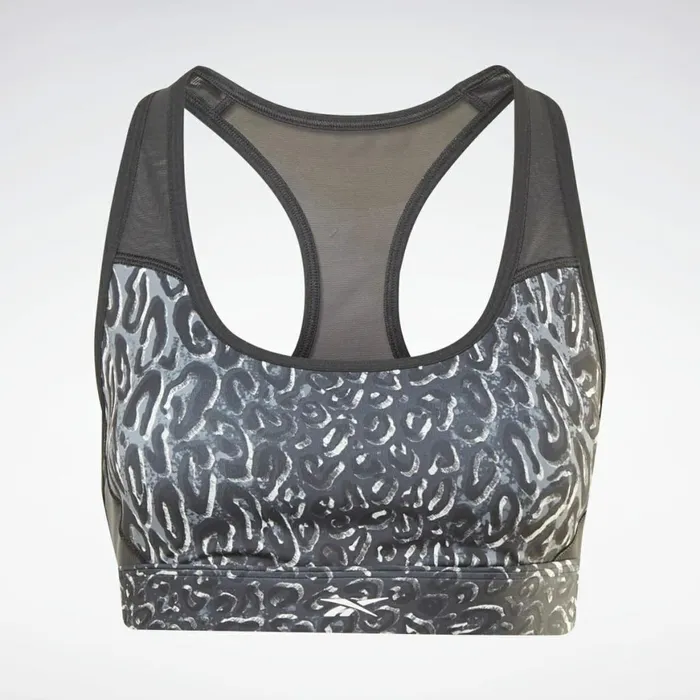 Sports Bras Womens Reebok Lux Racer Padded Sports Bra Black