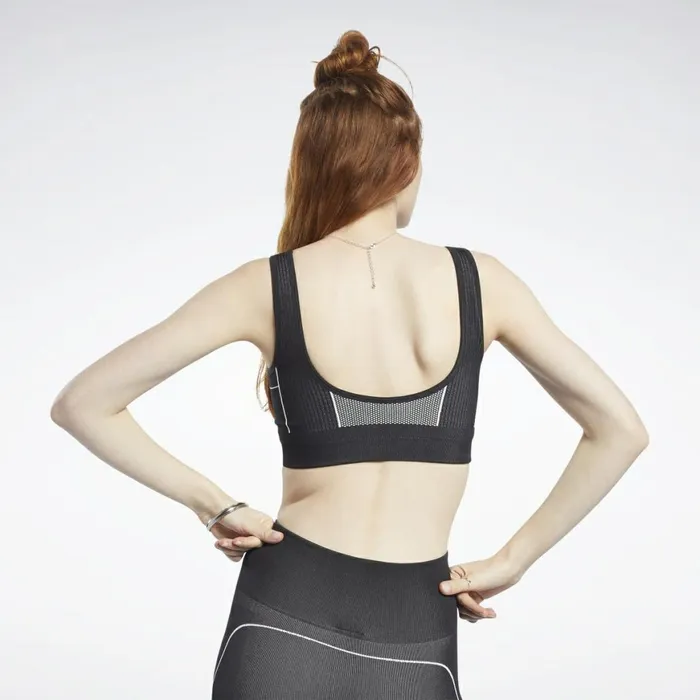 Sports Bras Womens Reebok Meet You There LowImpact Bra Black