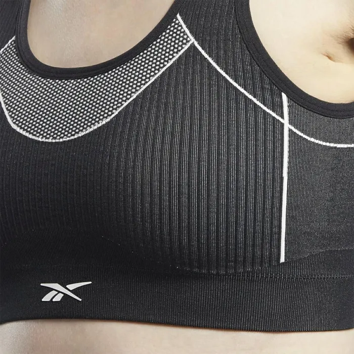 Sports Bras Womens Reebok Meet You There LowImpact Bra Black
