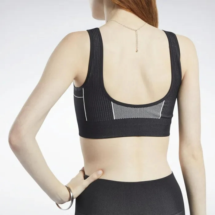 Sports Bras Womens Reebok Meet You There LowImpact Bra Black