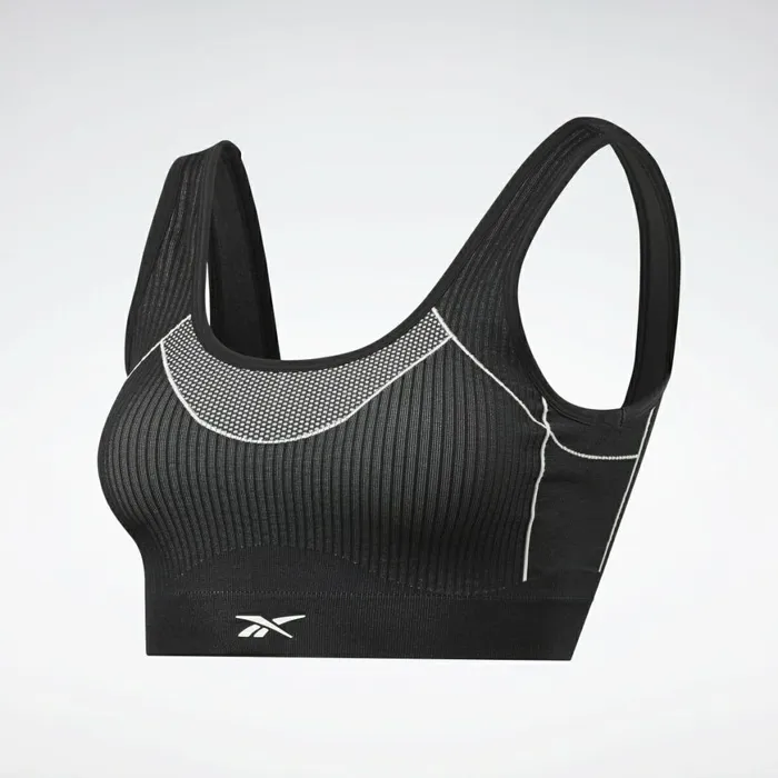 Sports Bras Womens Reebok Meet You There LowImpact Bra Black