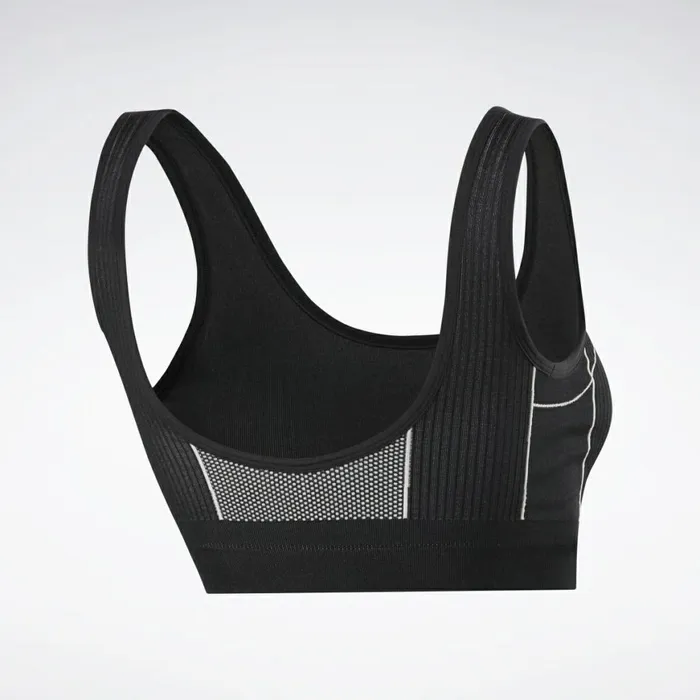 Sports Bras Womens Reebok Meet You There LowImpact Bra Black