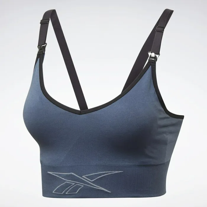 Sports Bras Womens Reebok Nursing Sports Bra Smoky Indigo