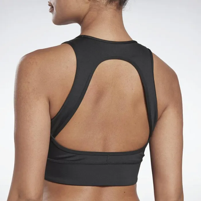 Sports Bras Womens Reebok Run HighImpact Bra Black