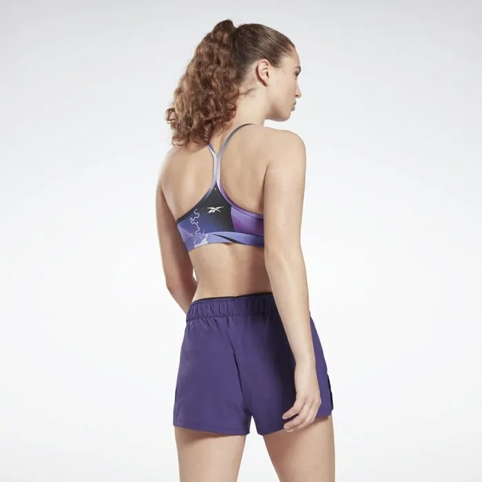 Sports Bras Womens Reebok Skinny Bra Dark Orchid