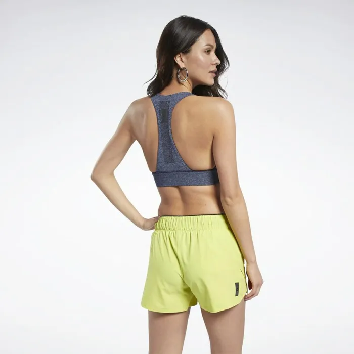 Sports Bras Womens Reebok United By Fitness Myoknit Seamless MediumImpact Bra Vector Navy