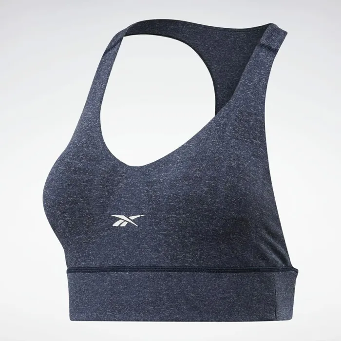 Sports Bras Womens Reebok United By Fitness Myoknit Seamless MediumImpact Bra Vector Navy