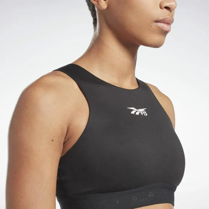 Sports Bras Womens Reebok VB LowImpact Performance Bra Black