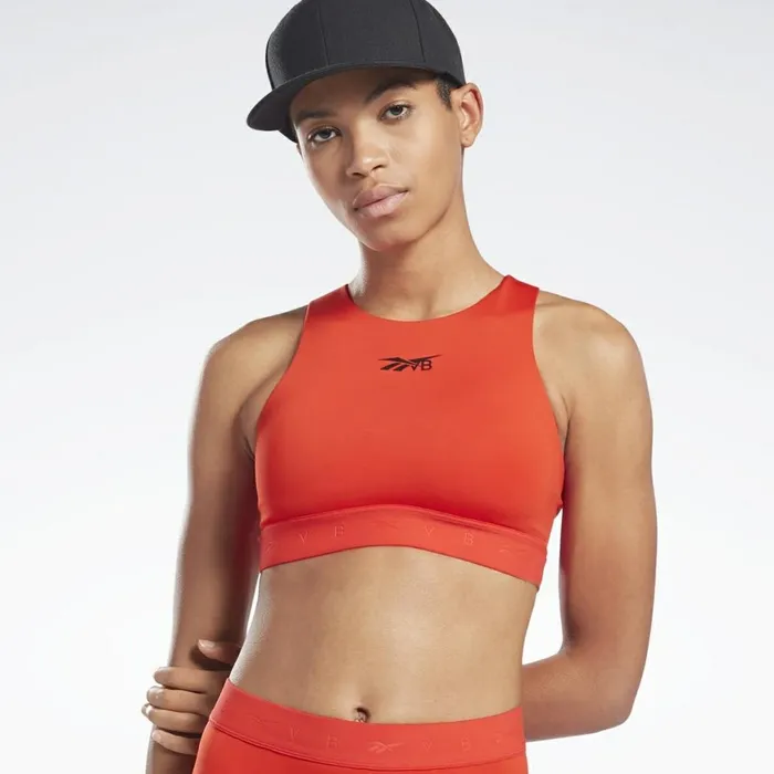 Sports Bras Womens Reebok VB LowImpact Performance Bra Instinct Red