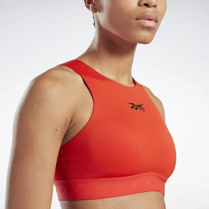 Sports Bras Womens Reebok VB LowImpact Performance Bra Instinct Red