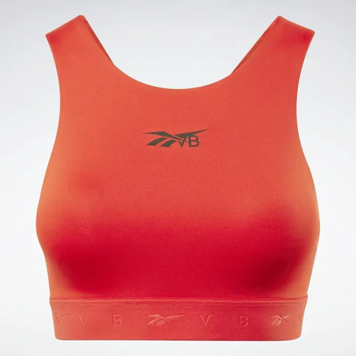 Sports Bras Womens Reebok VB LowImpact Performance Bra Instinct Red