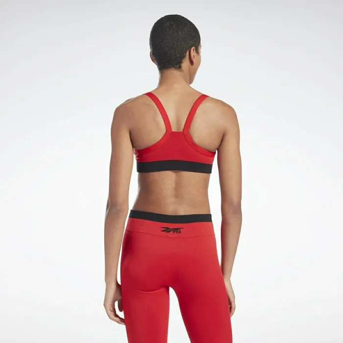 Sports Bras Womens Reebok VB Seamless LowImpact Bra Scarlet