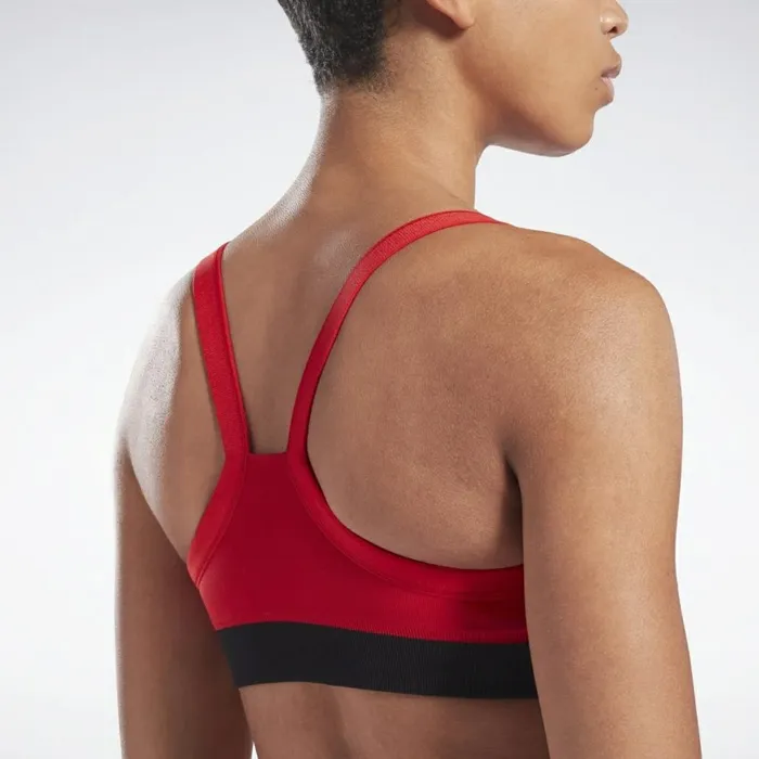 Sports Bras Womens Reebok VB Seamless LowImpact Bra Scarlet