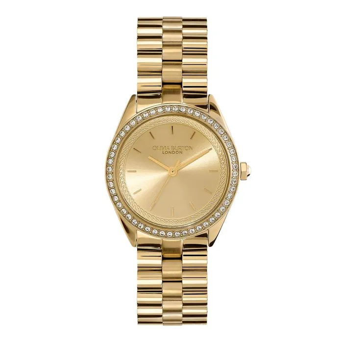 Sports Luxe Watches Women Olivia Burton 34mm Bejewelled Gold Bracelet Watch