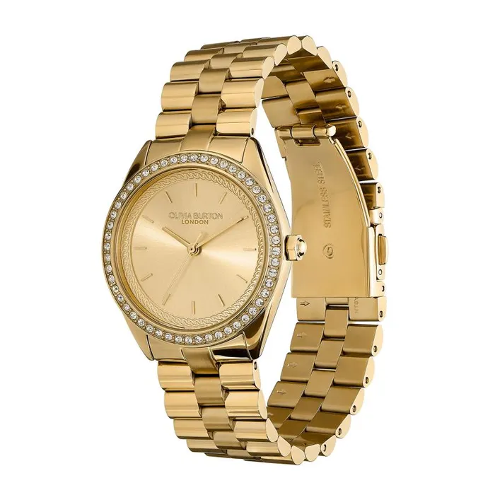 Sports Luxe Watches Women Olivia Burton 34mm Bejewelled Gold Bracelet Watch