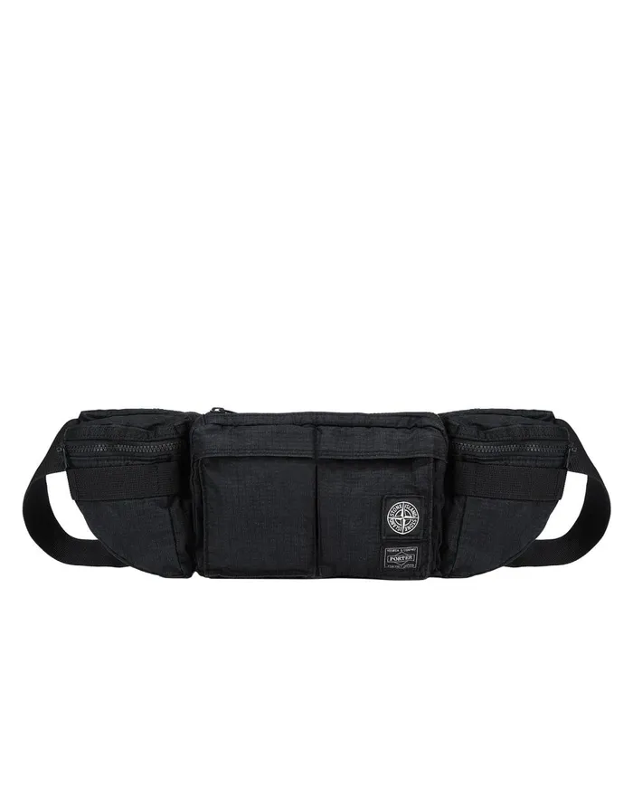 Stone Island Bags 916P1 Stone IslandPorterReflective Weave RipstopTc In Black 8211 Mens