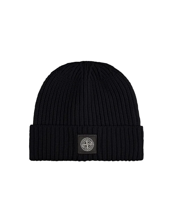 Stone Island Caps 038 Beanies N10B5 Beanie In Black 8211 Mens