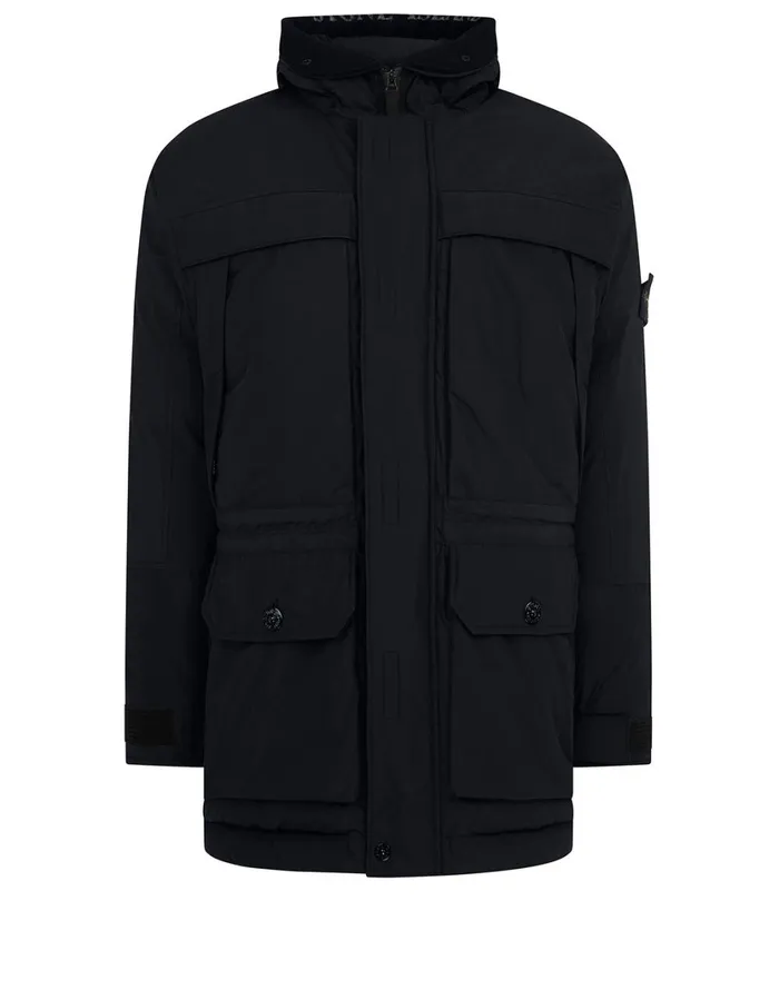 Stone Island Coats 038 Jackets 40626 Micro Reps Down Hooded Jacket In Black 8211 Mens Stone Island Coats 038 Jackets 40626 Micro Reps Down Hooded Jacket In Black 8211 Mens
