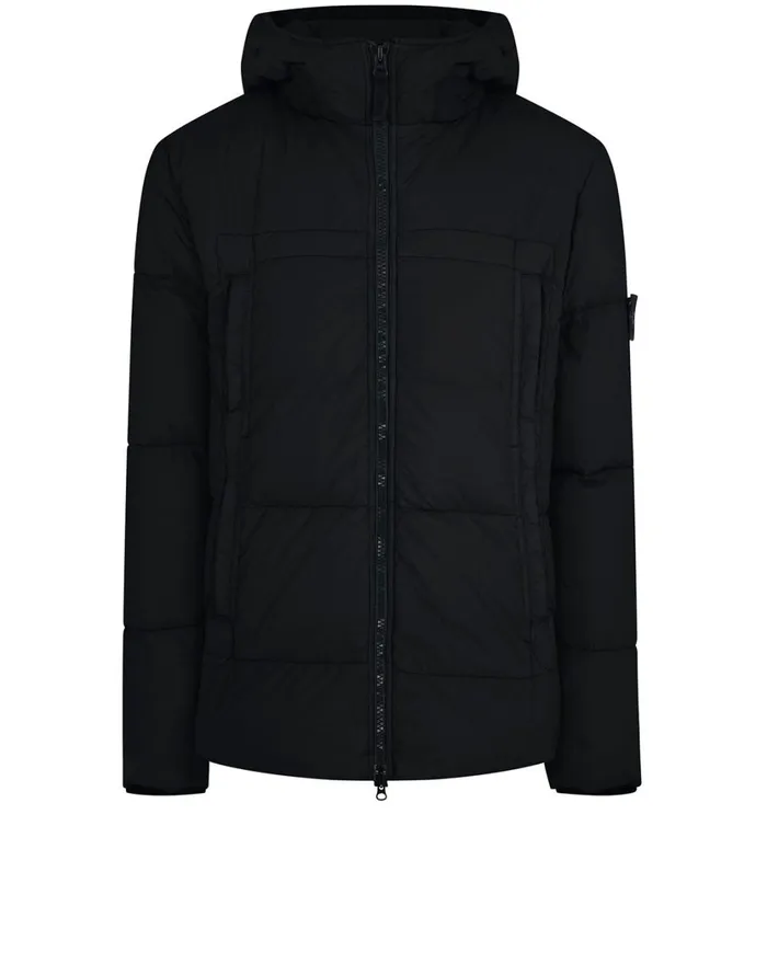 Stone Island Coats 038 Jackets 40723 Garment Dyed Crinkle Rep Ny Real Down Jacket In Black 8211 Mens Stone Island Coats 038 Jackets 40723 Garment Dyed Crinkle Rep Ny Real Down Jacket In Black 8211 Mens