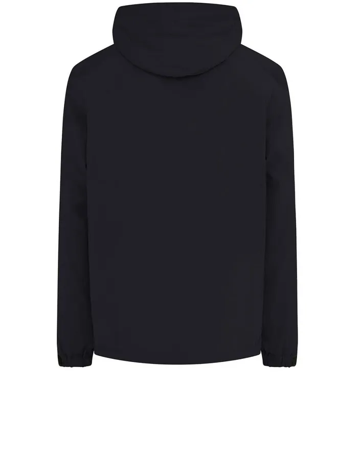 Stone Island Coats 038 Jackets 41627 Soft ShellR With Primaloft Insulation Hooded Blouson In Black 8211 Mens