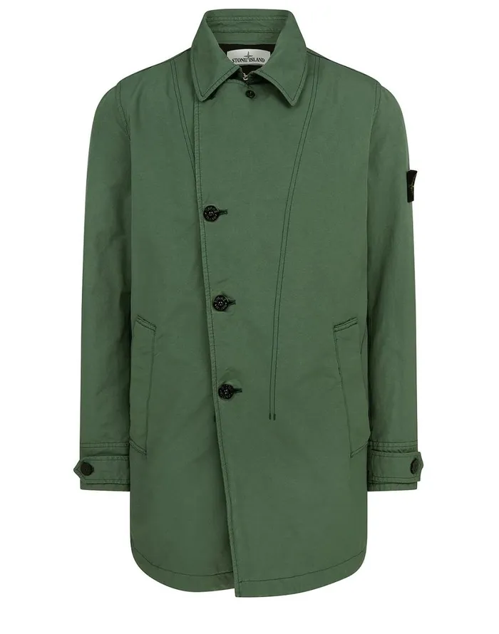 Stone Island Coats 038 Jackets 42149 DavidTc With Primaloft Insulation Technology Short Trench Coat In Dark Forest 8211 Mens Stone Island Coats 038 Jackets 42149 DavidTc With Primaloft Insulation Technology Short Trench Coat In Dark Forest 8211 Mens