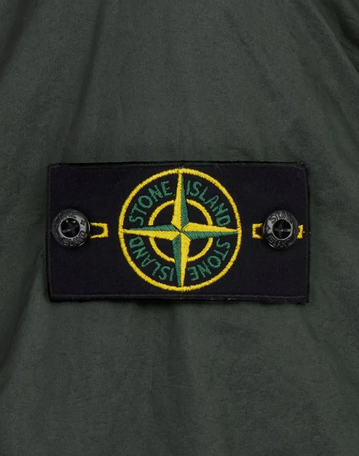 Stone Island Coats 038 Jackets 43035 Lamy Flock Hooded Jacket In Dark Forest 8211 Mens
