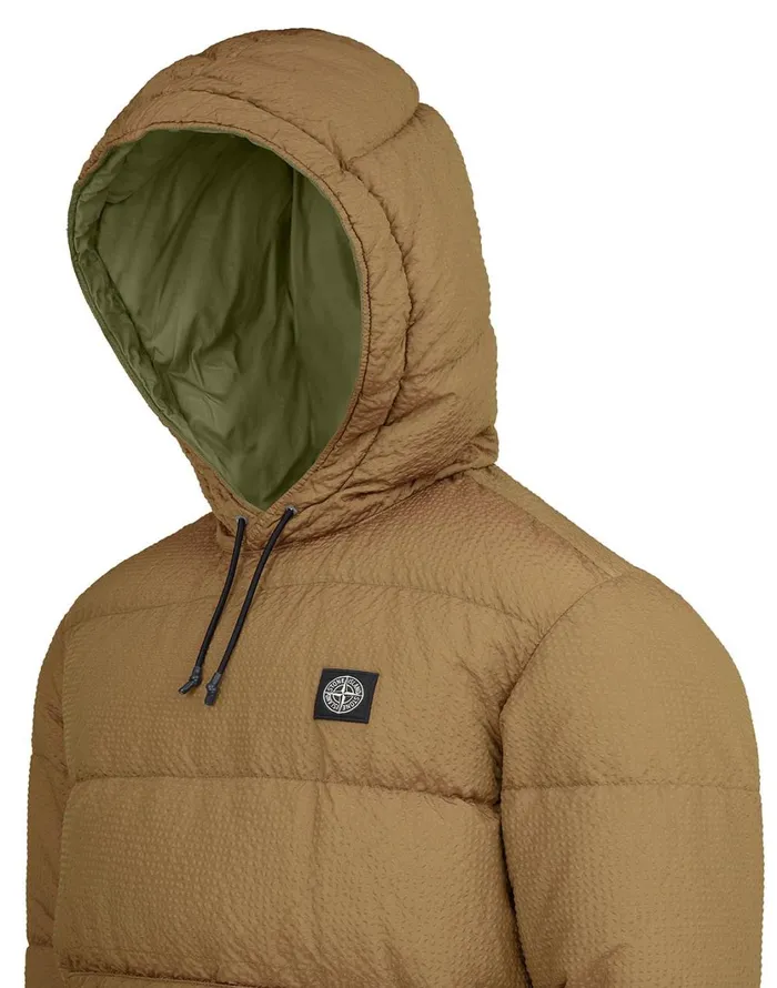 Stone Island Coats 038 Jackets 43234 PolyColour Frame DownTc Anorak In Tobacco 8211 Mens