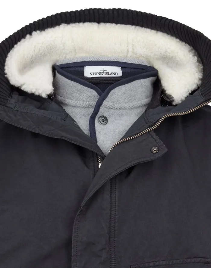 Stone Island Coats 038 Jackets 70749 DavidTcDetachable Lining Parka In Navy 8211 Mens