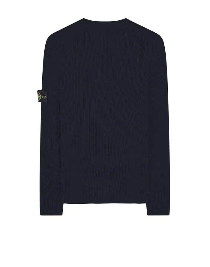 Stone Island Knitwear 521C2 Crewneck Jumper In Navy 8211 Mens