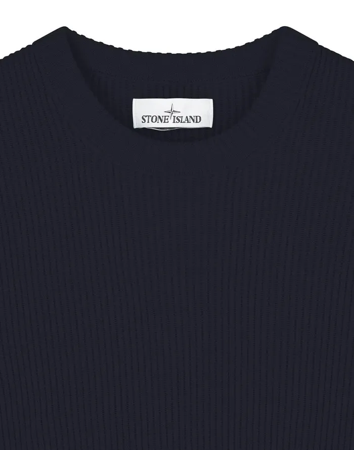 Stone Island Knitwear 521C2 Crewneck Jumper In Navy 8211 Mens