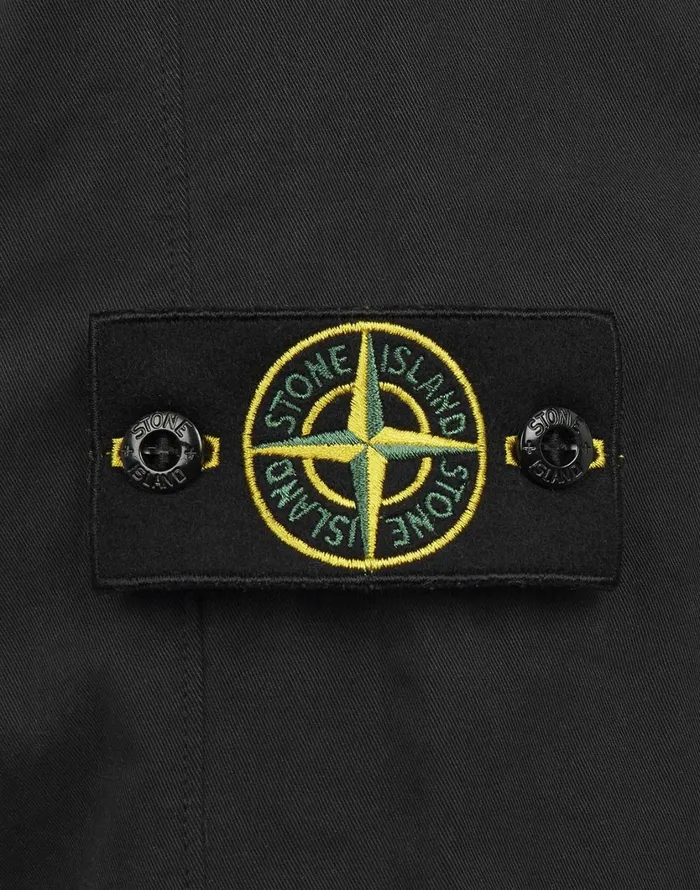 Stone Island Overshirts 10510 Hooded Overshirt In Black 8211 Mens