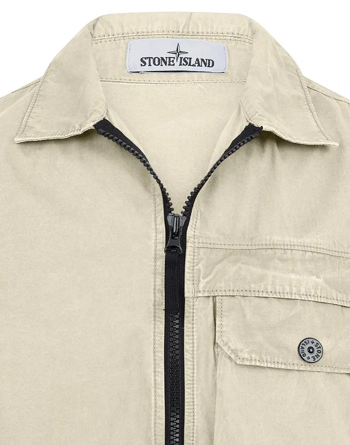 Stone Island Overshirts 107Wn TCoOld Overshirt In Butter 8211 Mens