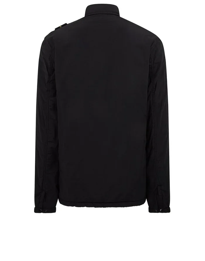 Stone Island Overshirts 11303 Naslan Light Overshirt In Black 8211 Mens