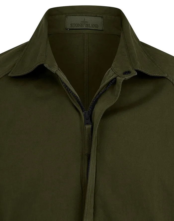 Stone Island Overshirts 116F4 Overshirt In Khaki 8211 Mens