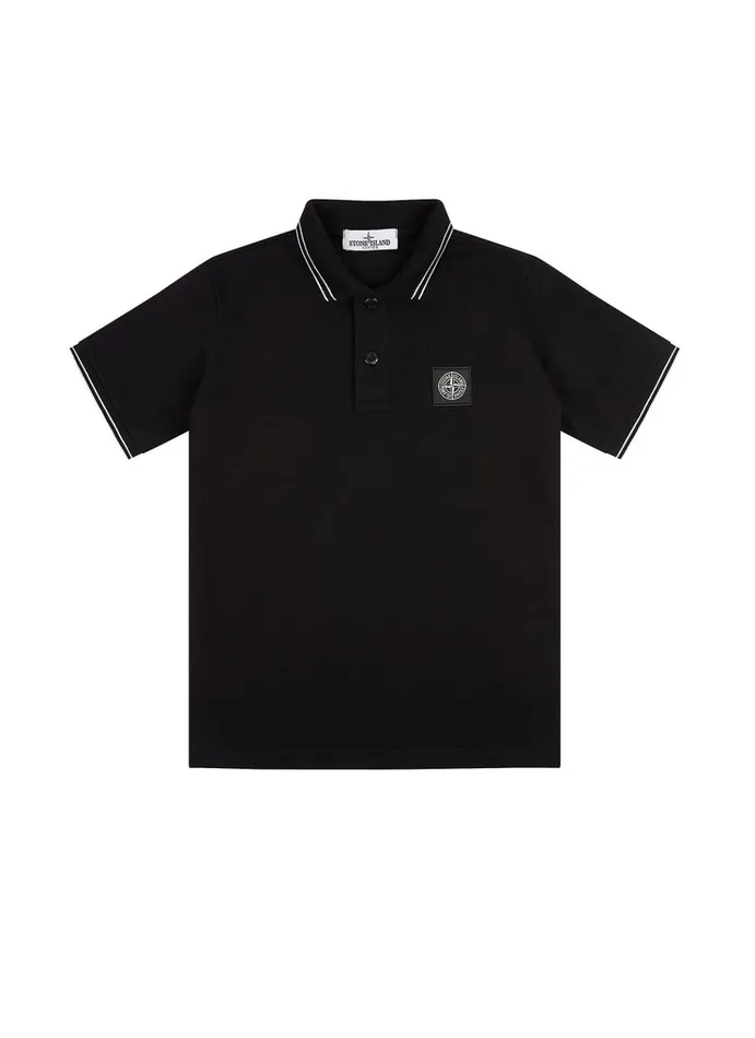 Stone Island Polo Shirts 21348 Polo Shirt In Black 8211 Junior