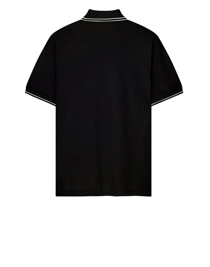Stone Island Polo Shirts 22S18 Short Sleeve Polo Shirt In Black 8211 Mens