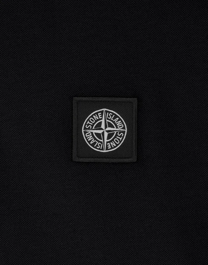 Stone Island Polo Shirts 22S18 Short Sleeve Polo Shirt In Black 8211 Mens