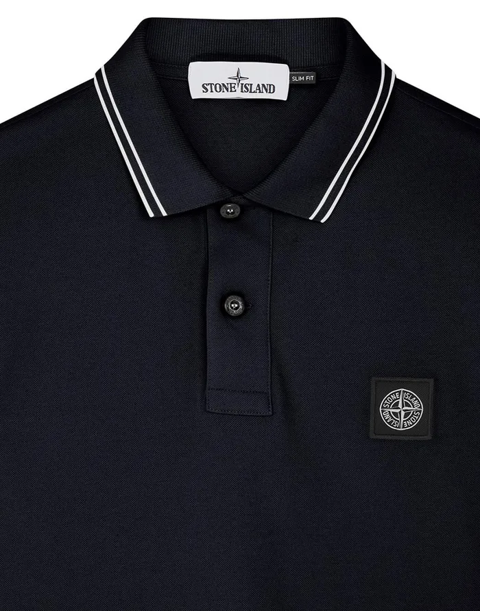 Stone Island Polo Shirts 22S18 Short Sleeve Polo Shirt In Navy 8211 Mens