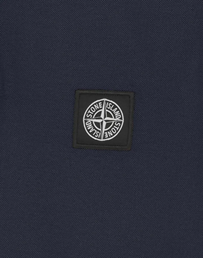 Stone Island Polo Shirts 2Ss18 Long Sleeve Polo Shirt In Navy 8211 Mens
