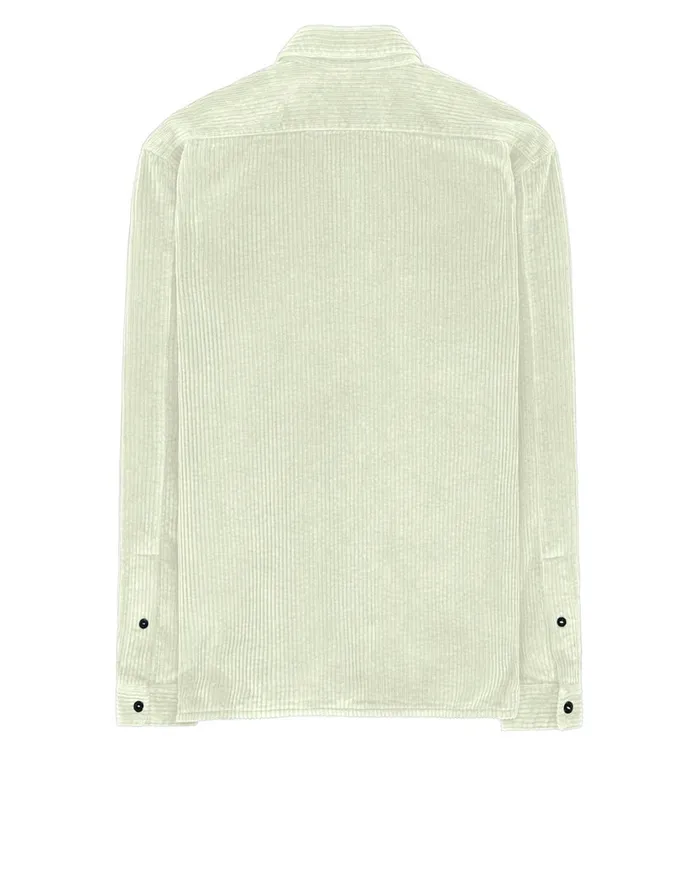 Stone Island Shirts 12111 Long Sleeve Shirt In Butter 8211 Mens