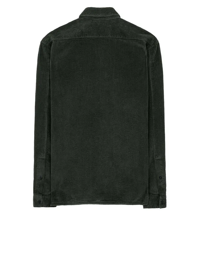 Stone Island Shirts 12111 Long Sleeve Shirt In Dark Forest 8211 Mens